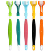 Three-Head Oral Toothbrush for Pets