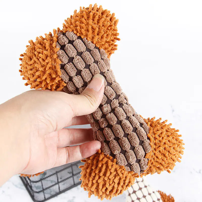 Bite-Resistant Plush Dog Toy